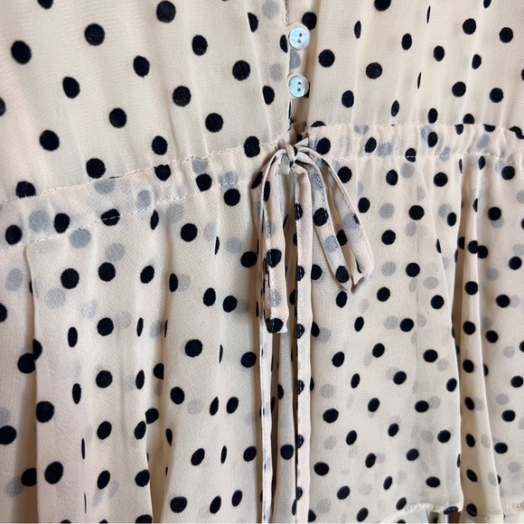 ZARA Polka Dot Tiered Maxi Dress. Size XS - Picture 10 of 16